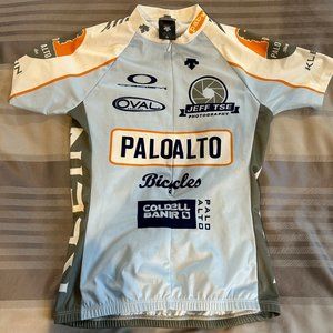 Descente Palo Alto Bicycles road bike cycling jersey women's small Vintage